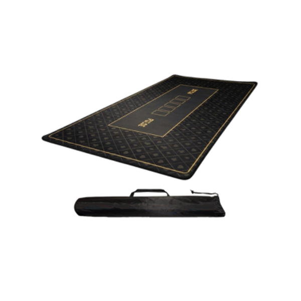 PULSE Premium Poker Mat with printed layout and carry bag